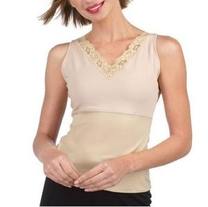NWT Spanx V-Neck Lace Cami Firming & Shaping